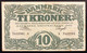 Danimarca Danmarks  DENMARK 10 KRONER Pick#37K 1948  Bb Vf LOTTO 3709 - Denmark