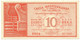 10 DRACME CASSA MEDITERRANEA DI CREDITO PER LA GRECIA 1941 SUP - Other & Unclassified