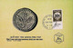 ► ISRAEL Carte Maximum Card - 0.01  Provisional Stamp With Tab 1960 -  One Law And...... - Cartes-maximum