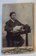 Photography Photographs Originals MAN CRAOATIA DAKOVO 1905 VIKTOR ...CARDBOARD KARTONE FOTOGRAFIA DIM.6.5 X10.5cm - Identified Persons