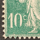 (A1) N° 159 (Variété, 0 De 10c Et POSTES Effacer Partiellement)  Avec Oblitération Cachet à Date  TB - Oblitérés