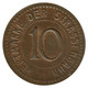 ALLEMAGNE - BRESLAU- 10.1 - Monnaie De Nécessité - 10 Pfennig 1918 - Monétaires/De Nécessité
