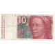 Billet, Suisse, 10 Franken, 1986, KM:53f, TB - Suisse