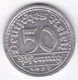 République De Weimar 50 Pfennig 1922 G Karlsruhe , En Aluminium - 50 Rentenpfennig & 50 Reichspfennig