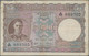 Ceylon: The Government Of Ceylon 5 Rupees 1944, P.36, Several Folds And Creases In The Paper, Lightl - Sri Lanka