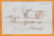 1853 - Lettre Pliée Avec Correspondance En Français De NAPOLI NAPLES Vers PARIS - Entrée Par Marseille - Neapel