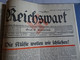 Delcampe - Zeitung "Reichswart Nr.1 Januar Bis Nr.52 Dezember 1933 Als Buch Gebunden - Politik & Zeitgeschichte