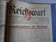 Delcampe - Zeitung "Reichswart Nr.1 Januar Bis Nr.52 Dezember 1933 Als Buch Gebunden - Politik & Zeitgeschichte