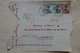 AN12 INDO CHINA  SUR LETTRE FRAGMENT  1921 BENTHUY POUR HAIPHONG  +PAIRE TP + + AFFRANCH. INTERESSANT - Lettres & Documents