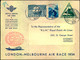1934: NEDERLAND-AUSTRALIA Mac Robertson Race Cover "Royal Dutch Air Lines" Airmail To SYDNEY - Luftpost
