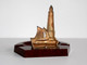 CENDRIER ORFEAR BAKELITE & REGULE  PHARE & VOILIER PARIS ART DECO MADE IN FRANCE       (0507.59) - Andere & Zonder Classificatie