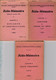 1955 ECOLE APPLICATION Du GENIE : 6 Aide-Mémoire Différents - Documenti