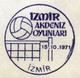 Türkiye 1971 Volleyball, Izmir Mediterranean Games | Special Cover, Oct. 15 - Covers & Documents