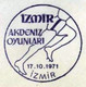 Türkiye 1971 Athletics, Izmir Mediterranean Games | Special Cover, Oct. 17 - Cartas & Documentos