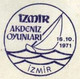 Türkiye 1971 Sailing, Izmir Mediterranean Games | Special Cover, Oct. 16 - Lettres & Documents