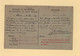 Service Militaire - Carte Circulant En Franchise - Obernai - Bas Rhin - Centre De Mobilisation Infanterie - WW II