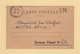 Carte Postale En FM Pour Le Secteur N°24 - Paris - 1939 - Guerre De 1939-45