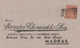 Brief  Indien  1869-1949 Fürstenstaaten  Orchha Mi Nr 5 Nach Madras - Orcha