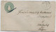 MECKLENBURG SCHWERIN - ENTIER POSTAL -ENVELOPPE (147 X 84)TYPE 1856(Michel U2) - 1 1/2 SCHILLING - - Mecklenbourg-Schwerin