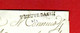 PARTIE DE LETTRE SANS TEXTE  Villeneuve D'Agen MARQUE POSTALE => Tonneins Laperche Fabricant De Minots Tabac à Tonneins - 1701-1800: Precursors XVIII