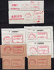 Delcampe - EMA  Luxembourg  Lot De 79  FRAGMENTS  " Des Années 80 " - Franking Machines (EMA)