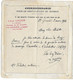 Coupon De MANDAT LETTRE - Cad Ste GENEVIEVE 2 3 1914 - Taxe De Factage - LACAN Huissirer - - Covers & Documents