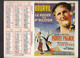 25 Calendriers  P.T.T : 11  Calendrier Années 1960 -68- 69- 70  Et 14 Almanach  Thème Cinéma (tous Scannés Recto-verso ) - Grand Format : 1961-70