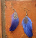 Boucles D'oreilles Plumes : Indien, Country , Cowboy ! - Ohrringe