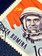 Errors Romania 1964 Mi 2239 Printed With  Line  Cosmos Astronaut G. TITOV,  Used Imperfect Stamp - Errors, Freaks & Oddities (EFO)