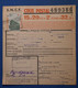 A0 2 FRANCE  AVIS D ENCAISSEMENT  COLIS POSTAL  1943 + BORDEAUX  +AFFRANCH. INTERESSANT - Brieven & Documenten