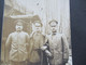 Militär / 3 Soldaten Echtfoto 1.WK Um 1915 1x Höherer Militärrang Vor Einer Baracke Im Wald - Guerre 1914-18