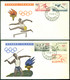 Ruanda - Urundi 1960 FDC's (2) Pro Juventute Olympic Games - Brieven En Documenten