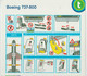 Safety Card Transavia Boeing 737-800 Old Logo - Sicherheitsinfos