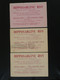 Cartes Publicitaire Advertising Cards (x3) Tuberculose Tuberculosis Mexique Mexico 1926-1926  Ref 102728 - Messico