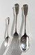 FOURCHETTE ET 2 CUILLERE SOUPE & CAFE - METAL ARGENTÉ POINCON - SERVICE DE TABLE                    (050721.39) - Fourchettes