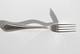 ERCUIS - FOURCHETTE  EN METAL ARGENTÉ - POINCONS + ESTAMPILLE - COUVERT L:20,5cm                    (050721.42) - Forks