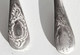 Delcampe - PAIRE DE CUILLERE EN METAL ARGENTÉ - POINCONS + ESTAMPILLE - COUVERT L:14,5cm                    (050721.43) - Spoons