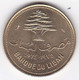 Liban 10 Piastres 1975 En Laiton De Nickel, KM# 26 , UNC NEUVE - Lebanon