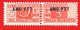 1949-53 (15) Francobolli Per Pacchi Postali Sovrastampati Su Una Riga Lire 3 - Nuovo MNH - Paquetes Postales/consigna