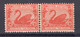 Australie Occidentale 1902 Yvert 68 * Paire Neufs Avec Charniere. Centenaire De La Colonie - Neufs