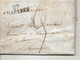 LAC 1818 Marque Postale Linéaire 27 CHARTRES Eure Et Loir Pour NONANCOURT EURE Taxe Décimes - 1801-1848: Precursors XIX