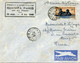 NOUVELLE-CALEDONIE LETTRE PAR AVION AVEC CACHET "PREMIER VOYAGE REGULIER NOUMEA-PARIS PAR AIR FRANCE 30 SEPT-4 OCT 1949" - Storia Postale