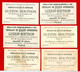 Chocolat Guérin Boutron Lot De 6 Chromos, Thèmes Divers, Enfants, Lith. Vallet Minot & J. Minot, Voir Scans Pour Détail - Guérin-Boutron