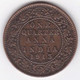 Inde One Quarte Anna 1913 George V, En Cuivre, KM# 512 - Indien