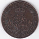 Espagne 2½ Centimos De Escudo 1867, 3 Pointes Sur étoile, Isabelle II KM# 634.4 - Eerste Muntslagen