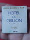 CAJA DE CERILLAS BOÎTE D'ALLUMETTES MATCHBOX GRILL-ROOM BAR HOTEL DE CRILLON PARIS FRANCIA FRANCE ESCUDO VER FOTOS...... - Boites D'allumettes