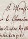 1813 - Marque Postale 104 TURIN Torino Sur LAC En Italien Vers Mondovi Aequi - Taxe 4 - Biens Ecclésiastiques - 1792-1815: Conquered Departments