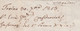 Delcampe - 1813 - Marque Postale 104 TURIN Torino Sur LAC En Italien Vers Mondovi Aequi - Taxe 4 - Biens Ecclésiastiques - 1792-1815: Départements Conquis