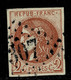 A2b- N°40 R2  Brun Rouge Signé Scheller Sans Défaut. - 1870 Ausgabe Bordeaux