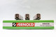 Arnold - Coffret 3 Voitures DEV INOX Le Bourbonnais A9 + A5 Bar SNCF ép. III Réf. HN4320 Neuf N 1/160 - Voitures Voyageurs